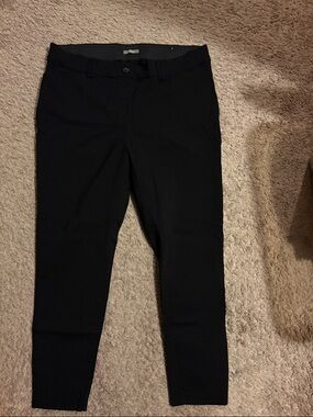 Maurices Black Cropped Tapered Ankle Pants